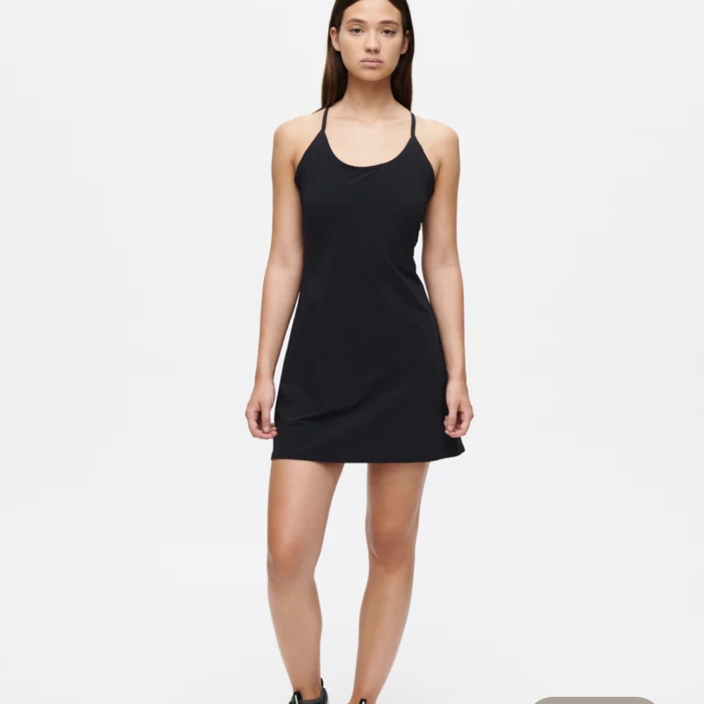 Outdoor Voices Black Mini Dress